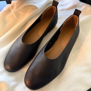 Everlane Italian Leather Day Glove Ballet Flats Black Sz 7.5